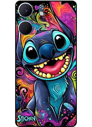 Силіконовий бампер чохол для oppo a5x з малюнком стіч stitch