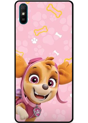 Чехол силиконовый для huawei y5 2019 с рисунком скай щенячий патруль
