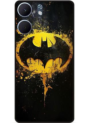 Чехол силиконовый бампер для oppo a5x с рисунком бэтмен dc batman
