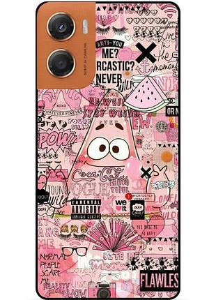 Силиконовый чехол для motorola moto g06 с рисунком губка боб sponge bob