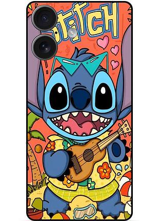 Чехол силиконовый бампер для iphone 17 с картинкой стич stitch