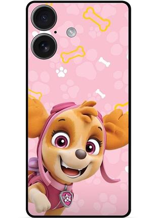 Силіконовий чохол бампер для iphone 17 з малюнком щенячий патруль