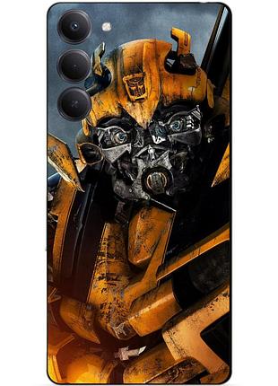Чехол силиконовый бампер для oppo a5 4g с рисунком бамблби bumblebee трансформеры