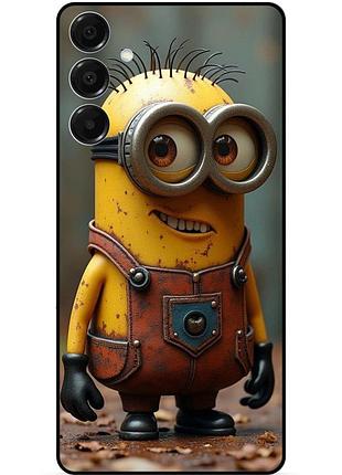 Силіконовий чохол бампер для samsung a37 з малюнком міньйон кевин minion
