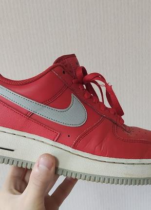 Nike air force 1 красные кроссовки размер 44