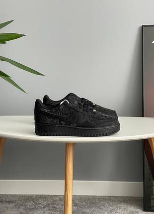 😎 чоловічі кросівки nike kobe bryant air force 1 triple black mamba