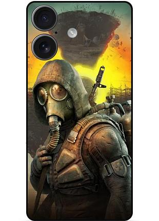 Силіконовий бампер чохол для iphone 17 з малюнком stalker сталкер