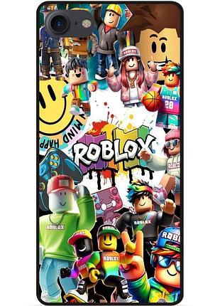 Силиконовый чехол для huawei y5 2018 с рисунком роблокс roblox