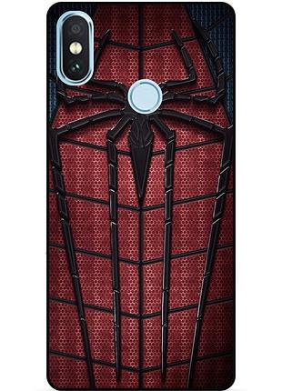 Силиконовый бампер чехол для xiaomi redmi note 6 pro с картинкой человек паук spider man