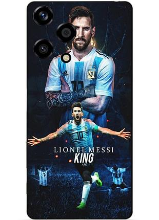 Чехол силиконовый бампер для huawei honor 200 lite с рисунком messi аргентина месси
