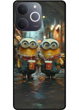Силіконовий чохол бампер для realme note 70 з малюнком міньйони minion