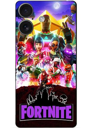 Силіконовий чохол бампер для iphone 17 з малюнком fortnite фортнайт