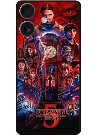 Силиконовый чехол бампер для iphone 17 с рисунком stranger things 6