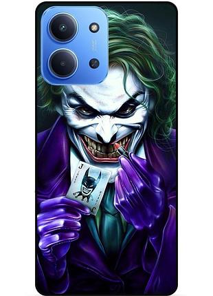 Чехол силиконовый бампер для xiaomi redmi 15c с рисунком joker джокер
