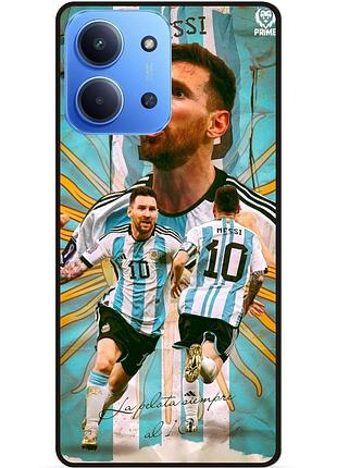 Силиконовый бампер чехол для xiaomi redmi 15c с рисунком messi аргентина месси