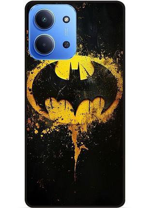 Чехол силиконовый бампер для xiaomi redmi 15c с рисунком бэтмен dc batman