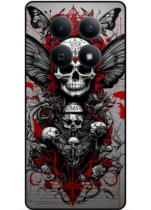 Силіконовий чохол для xiaomi redmi note 15 pro plus 5g з малюнком череп скелет