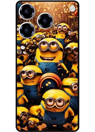 Силіконовий чохол бампер для zte blade a76 з малюнком міньйони minion