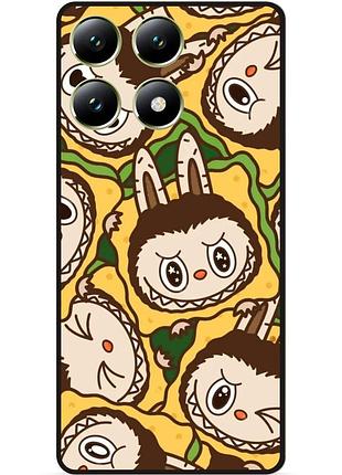 Силіконовий чохол бампер для xiaomi 14t з малюнком labubu 5