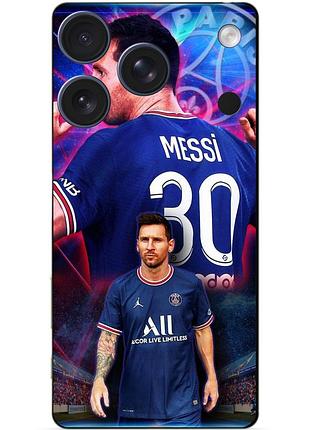 Силіконовий чохол бампер для iphone 17 pro max з малюнком мессі псж messi