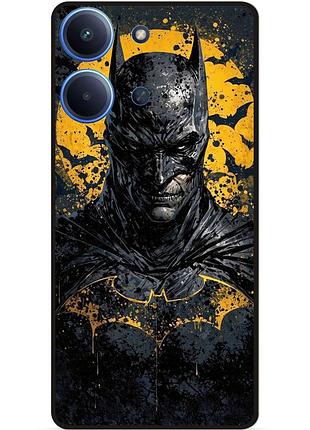 Чехол силиконовый бампер для xiaomi redmi 15c с рисунком бэтмен batman