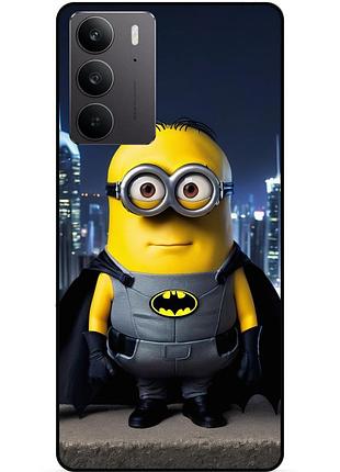 Силіконовий чохол бампер для realme c71 / c75 з малюнком міньйон бетмен minion