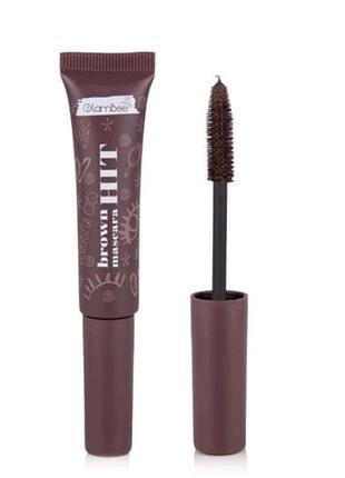 Туш для вій glambee hit mascara коричнева