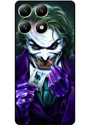 Чехол силиконовый бампер для xiaomi 14t pro с рисунком joker джокер