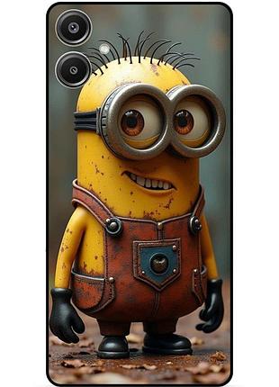 Чехол силиконовый бампер для samsung a07 с рисунком миньон кевин minion