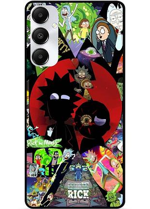 Силіконовий чохол бампер для samsung s25 з малюнком rick and morty рік і морті