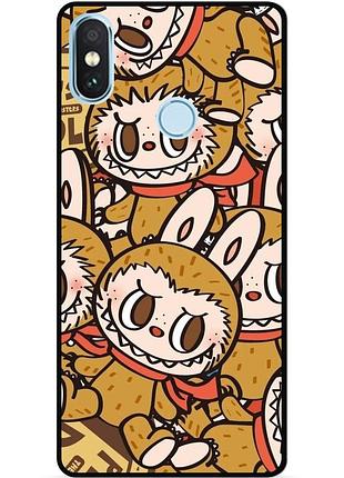 Силіконовий бампер чохол для xiaomi redmi note 5 з малюнком лабубу labubu
