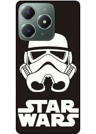 Силиконовый бампер чехол для infinix smart 8 plus (x6526) с рисунком звездные войны star wars звездные войны