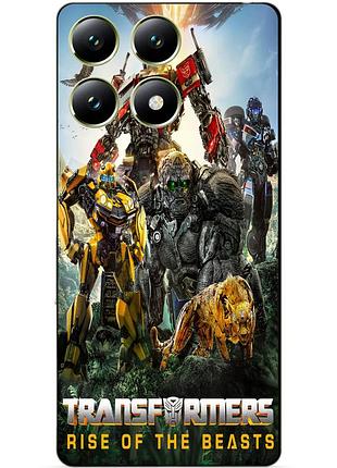 Силіконовий чохол бампер для motorola moto g86 5g зверобати трансформери transformers