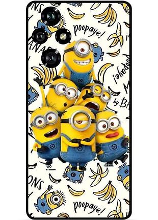 Силіконовий чохол бампер для huawei honor 200 з малюнком міньйони minion