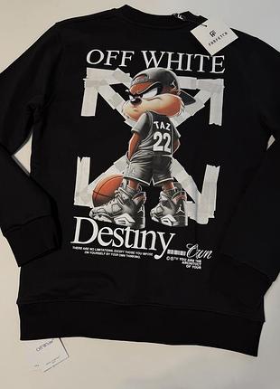 Світшот з європейського аутлету off white
