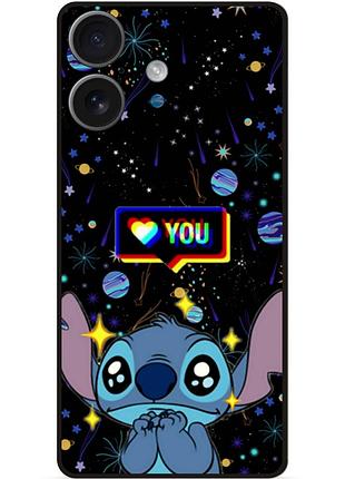 Силиконовый бампер чехол для huawei honor 400 лило и стич stitch