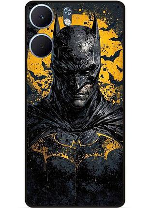 Чехол силиконовый бампер для oppo a5x с рисунком бэтмен batman
