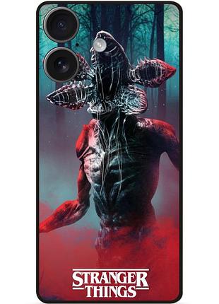 Силиконовый чехол бампер для iphone 17 с рисунком stranger things 20