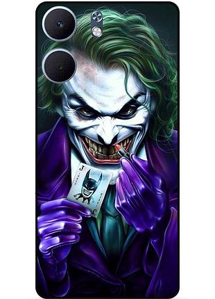 Чехол силиконовый бампер для oppo a5x с рисунком joker джокер