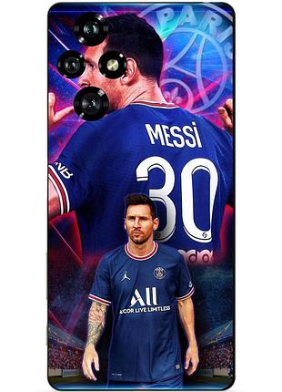 Чехол силиконовый бампер для huawei honor 200 с рисунком месси псж messi