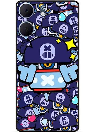 Силіконовий чохол бампер для oppo a5x стікери бравл дэррил brawl