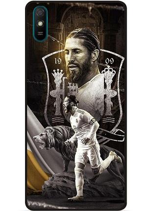 Силіконовий чохол бампер для huawei y5 2019 з малюнком sergio ramos серхио рамос real