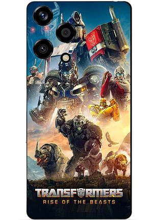 Силіконовий чохол бампер для huawei honor 200 lite з картинкою звіробої трансформери transformers