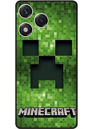 Силіконовий чохол бампер для huawei honor 400 lite гра minecraft майнкрафт