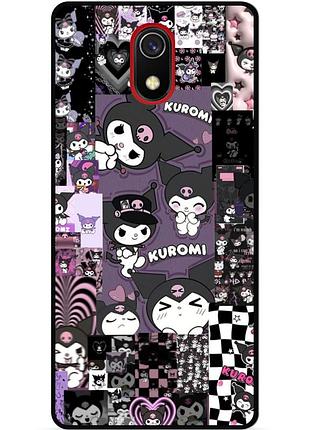 Чехол силиконовый бампер для samsung j8 j810 с картинкой kuromi куроми