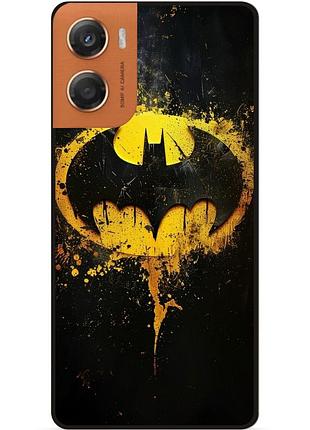 Чехол силиконовый бампер для motorola moto g06 с рисунком бэтмен dc batman