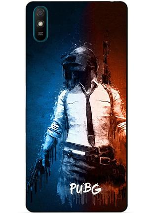 Силиконовый бампер чехол для huawei y5 2019 с рисунком pubg пабг