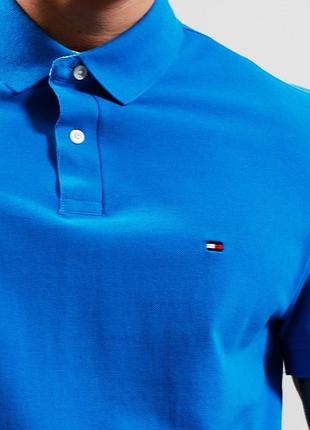 Футболка tommy hilfiger 1985 regular fit polo shirt shocking blue