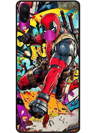 Силіконовий бампер чохол для huawei honor 10i з малюнком deadpool marvel дэдпул