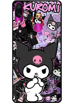 Силиконовый чехол бампер для huawei p smart z с рисунком kuromi куроми